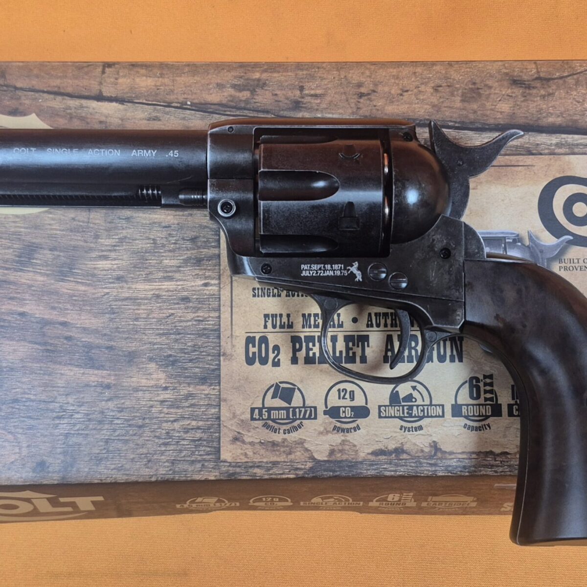 Colt Single Action Army Antique .177 Pellet Co2 Air Pistol - Image 3