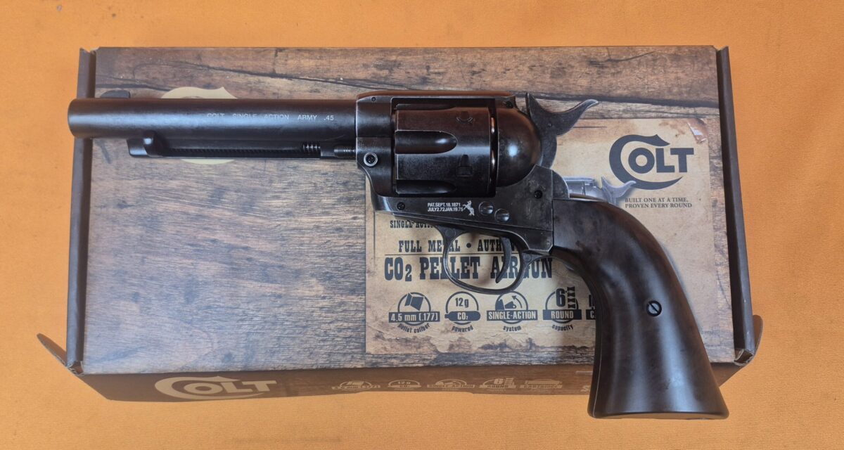 Colt Single Action Army Antique .177 Pellet Co2 Air Pistol - Image 3