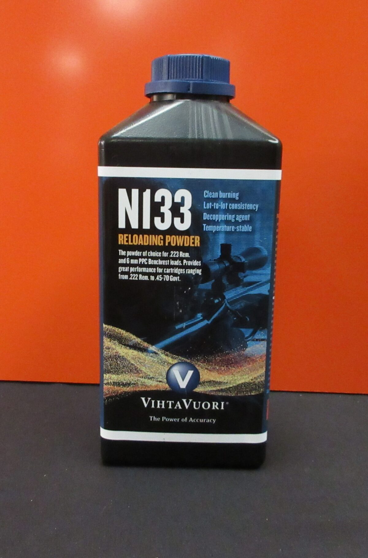 Vihtavuori N133 reloading powder. 1 kg tub.