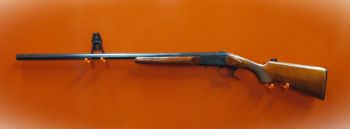 Alternative view of BAIKAL SINGLE SHOT 12 GAUGE SHOTGUN.
