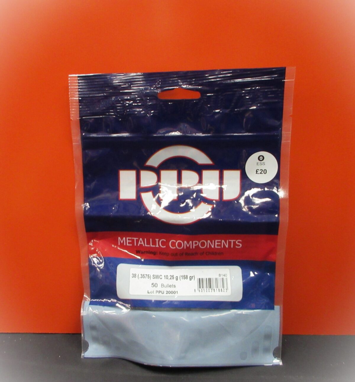 PPU 38/357 Lead 158gn Bullet Heads.