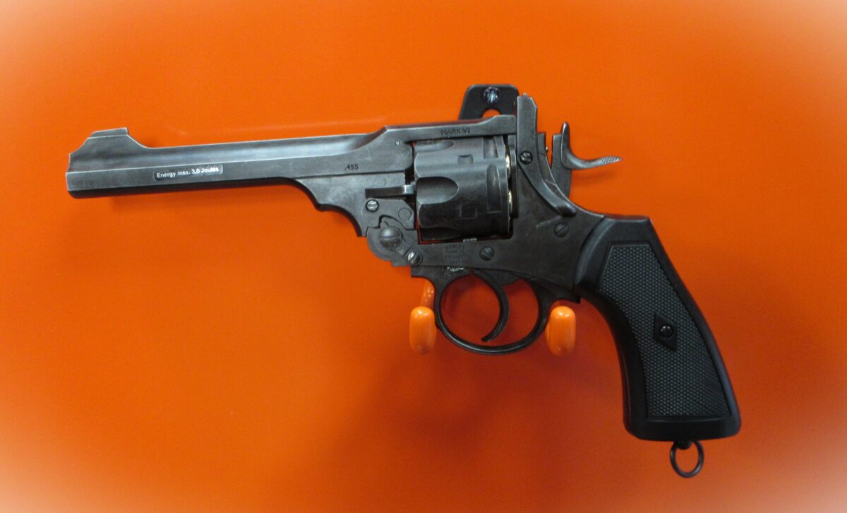 WEBLEY MK6 CO2 .177 AIR PISTOL.
