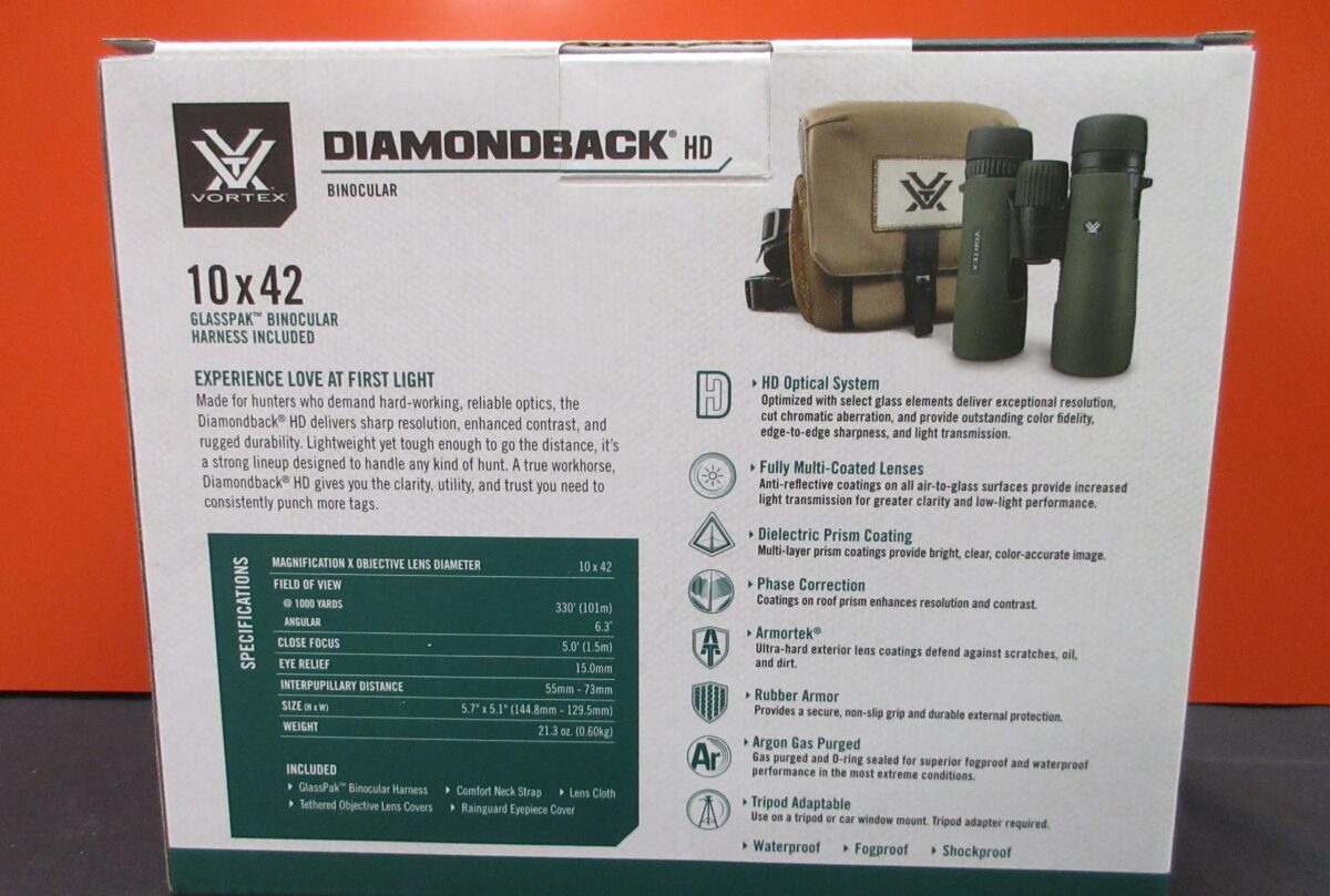 VORTEX DIAMONDBACK 10X42 BINOCULAR - Image 3