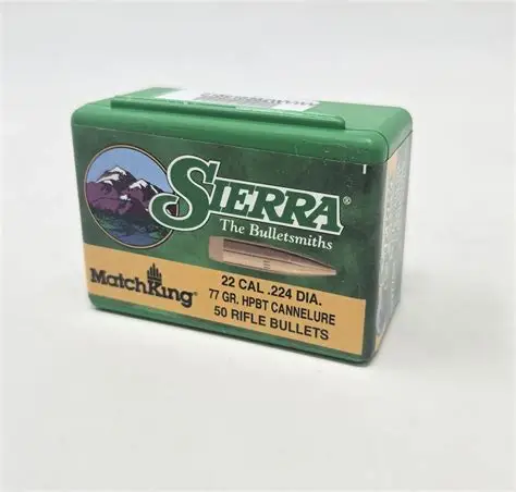 SIERRA 22 CANNELURE 77GR BULLET HEADS